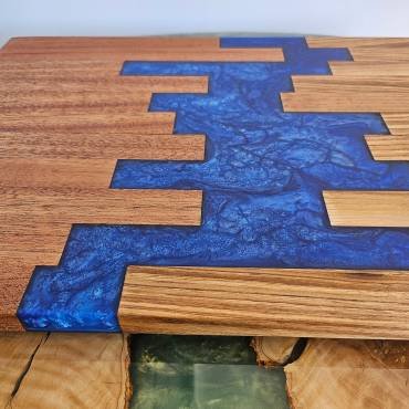 Wood and Resin cutting/charcuterie board
