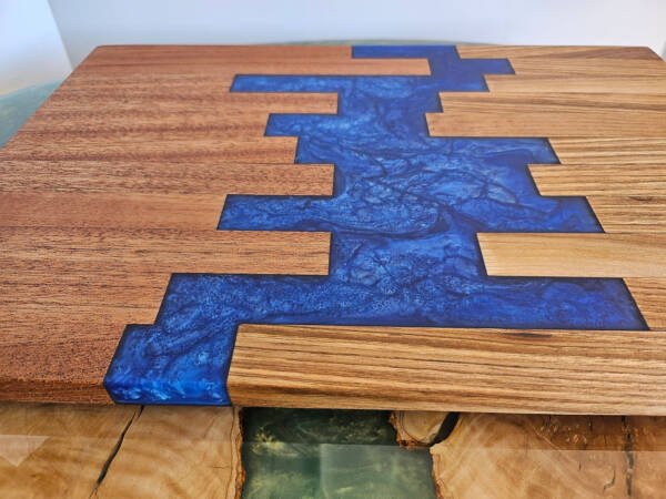 Wood and Resin cutting/charcuterie board