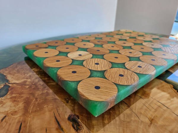 Oak and Resin Cutting/Charcuterie Board