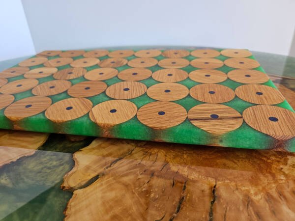 Oak and Resin Cutting/Charcuterie Board