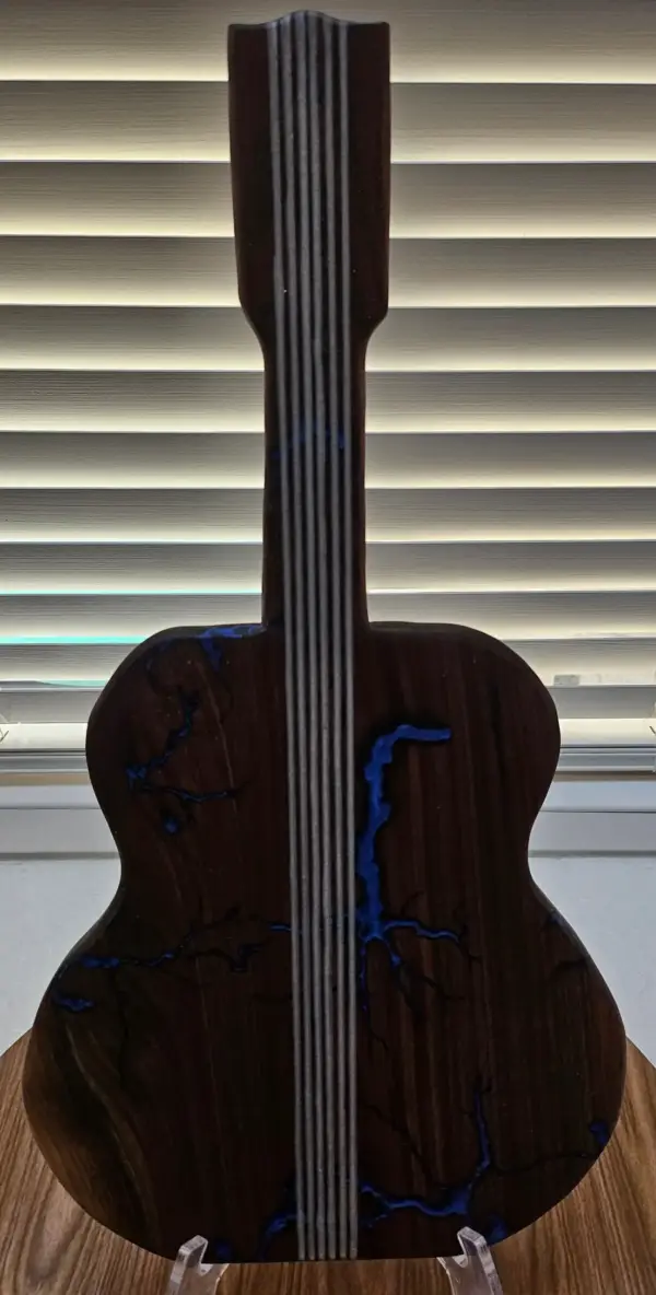 GUITARcuterie Board - Walnut and Epoxy - Image 7