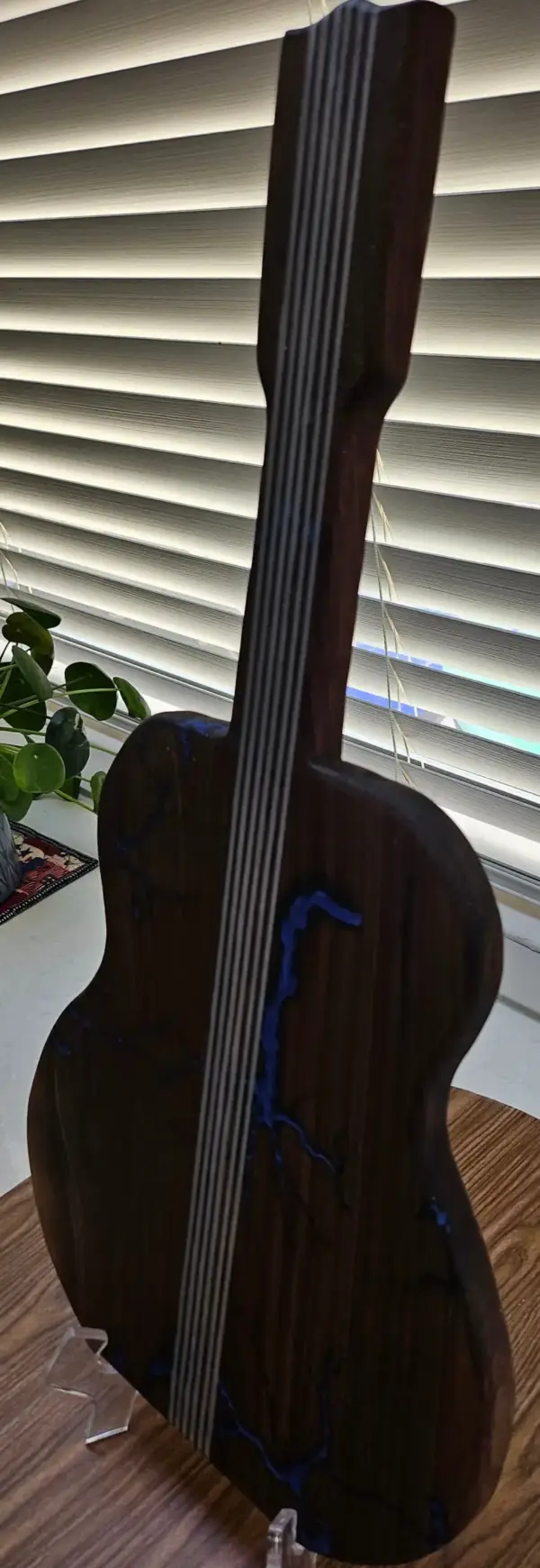 GUITARcuterie Board - Walnut and Epoxy