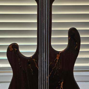 GUITARcuterie Board - Walnut and Epoxy
