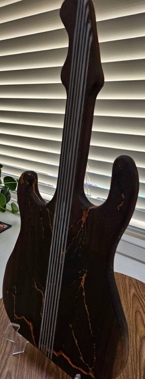 GUITARcuterie Board - Walnut and Epoxy - Image 4