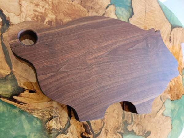 THE PIG - Solid Walnut cutting board. - Image 5