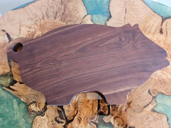 THE PIG - Solid Walnut cutting board. - Image 6
