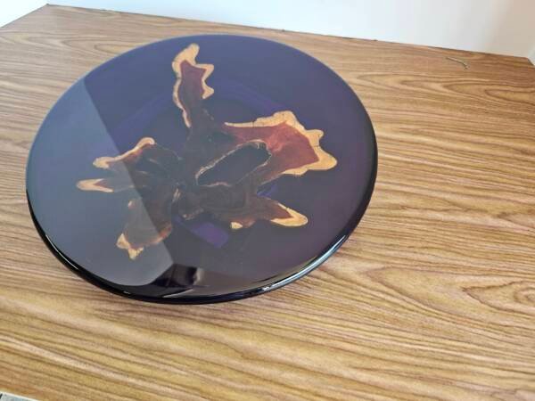 Brasiletta Wood and Resin Lazy Susan - Image 2