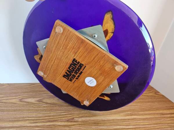 Brasiletta Wood and Resin Lazy Susan - Image 7