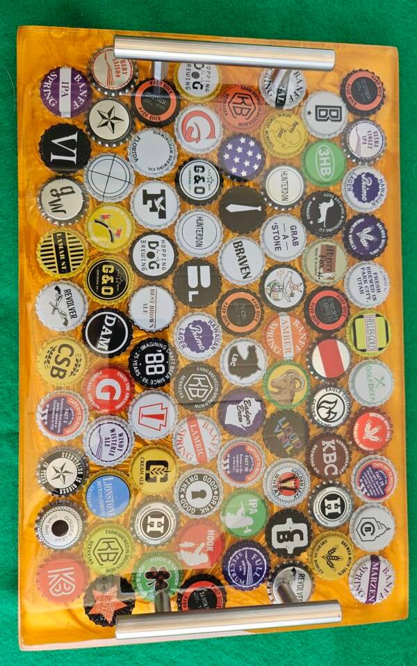 Resin/Beer Cap Tray - Image 2