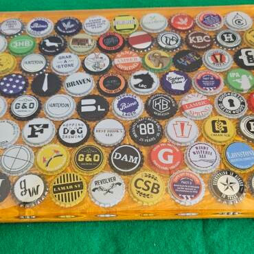 Resin/Beer Cap Tray