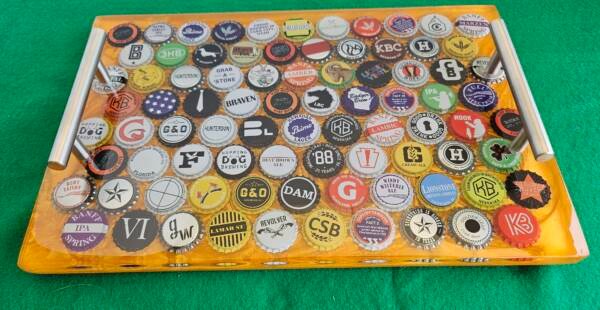 Resin/Beer Cap Tray