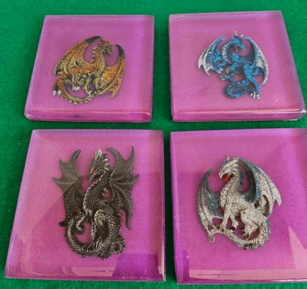 Dragon/Resin Coasters - Image 7