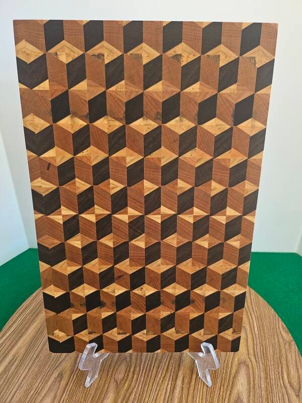 3D Cube Cutting Board