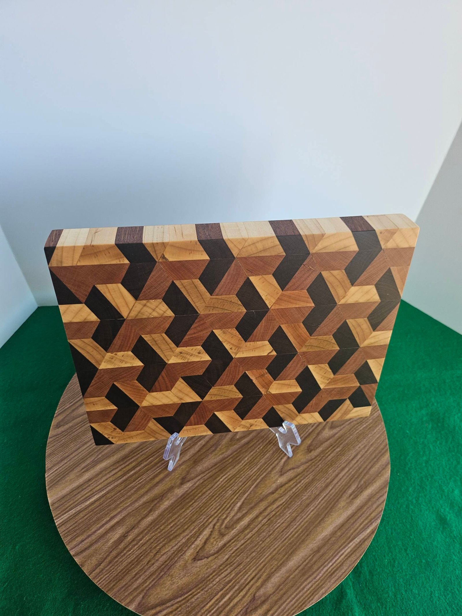 Walnut, Cherry an Maple 3D Cutting Board - Image 9