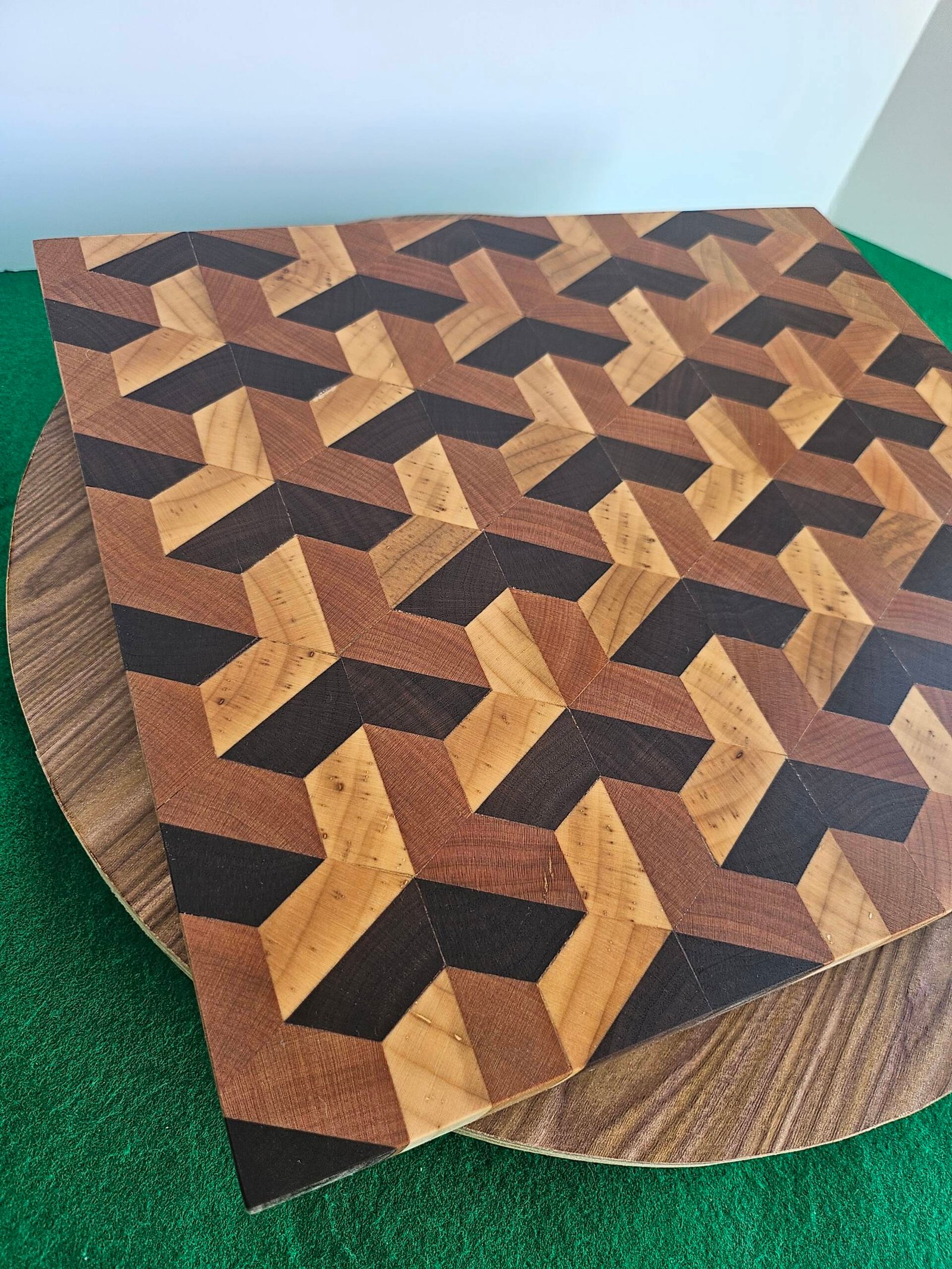Walnut, Cherry an Maple 3D Cutting Board - Image 8